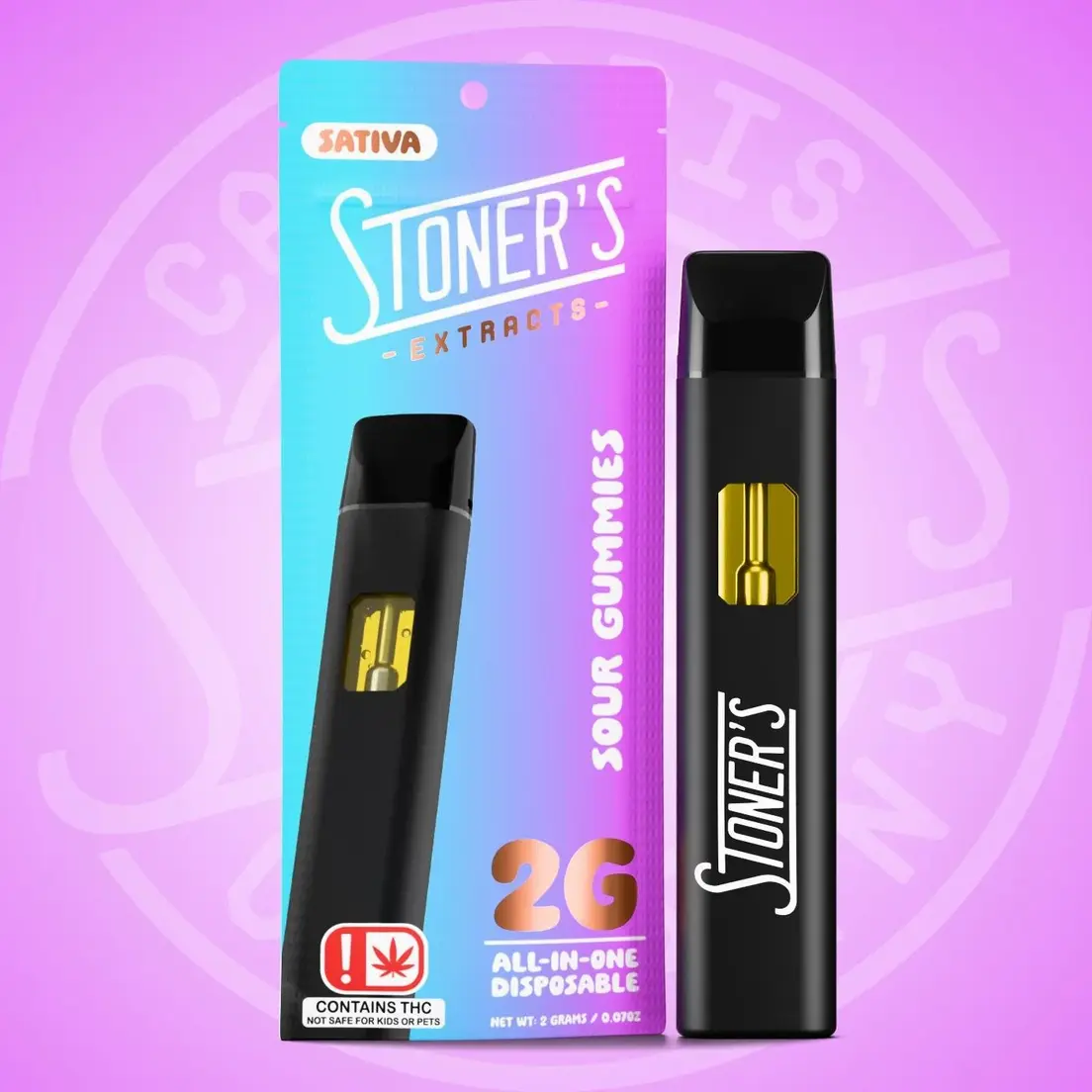 Stoner Extracts - 2G - Disposable - Sour Gummies (S)