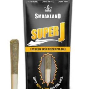 Smoakland Super J - MAGIC DRAGON - .5g Infused Preroll - THC: 56.24%