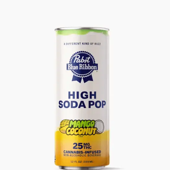 Cannabis Infused High SodaPop - Mango Coconut | 25mg | Single 355.00 g
