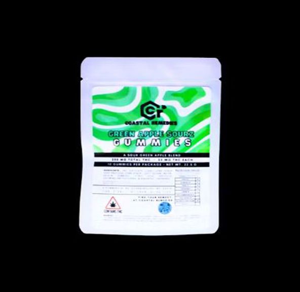 CR|500MG Green Apple SOURZ|Gummy