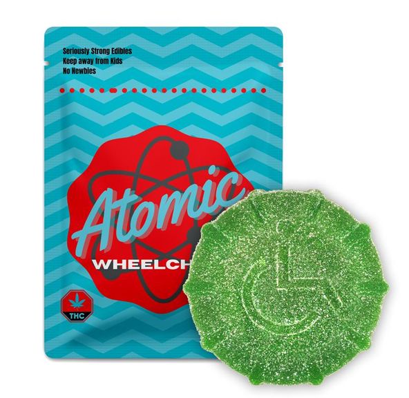 Atomic Wheelchair - 2000MG THC Gummies - Green Apple