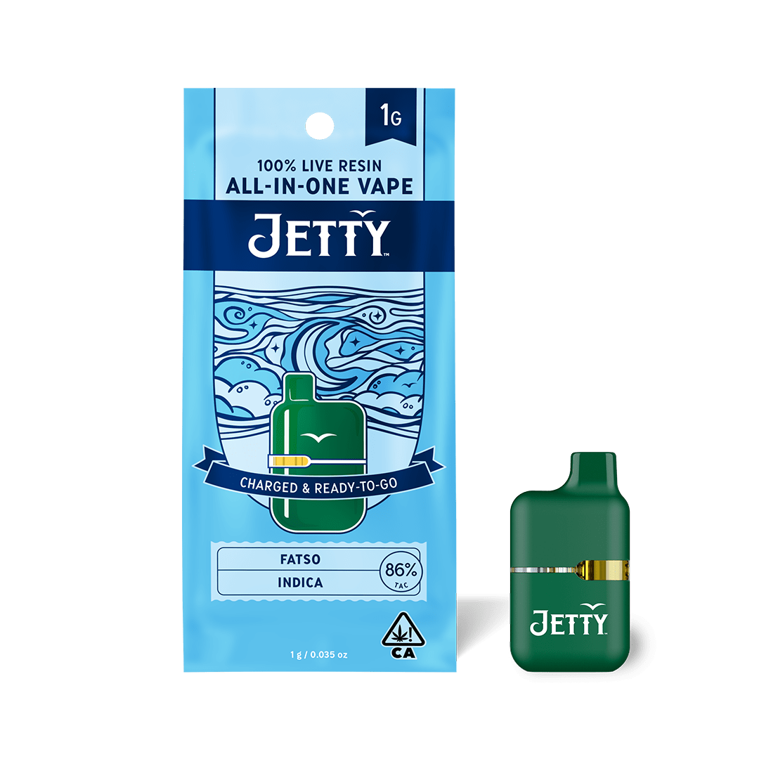 Jetty 1g Mini Tank Vape AIO Live Resin Fatso (I)
