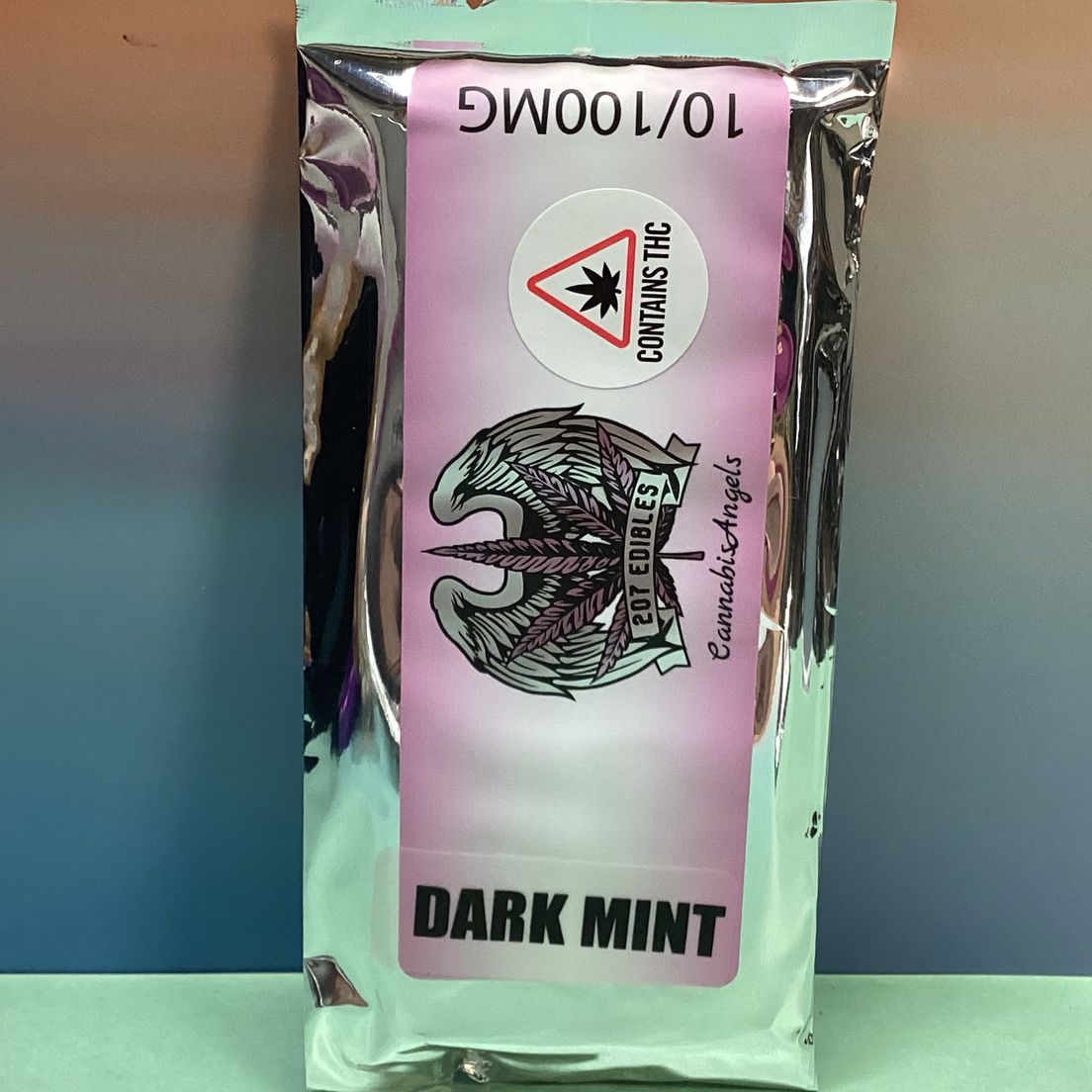 207 Edibles- Mint- Dark Chocolate- Candy Bar- 100mg