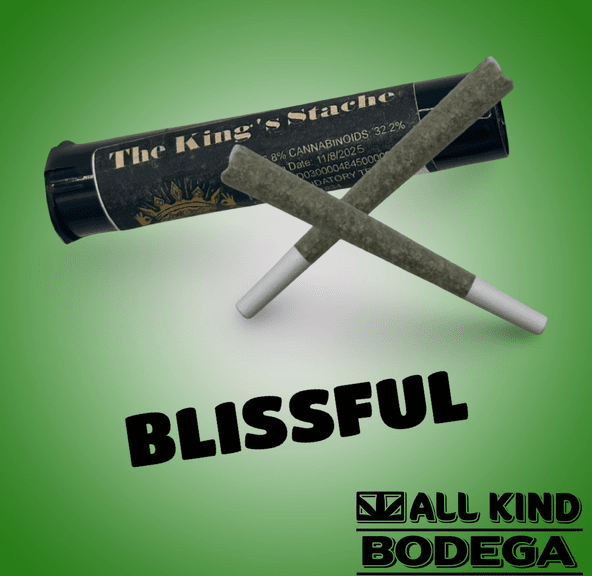 Blissful .5g Preroll 2 Pack (1g total) (@thekingsstache)