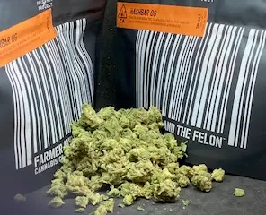 FARMER AND THE FELON HASHBAR OG 1/2 OZ THC 19.09