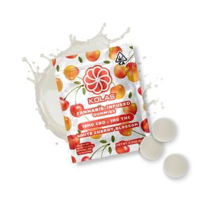 Kolas Gummies 2pk White Cherry Blossom 1mg THC / 18mg CBD