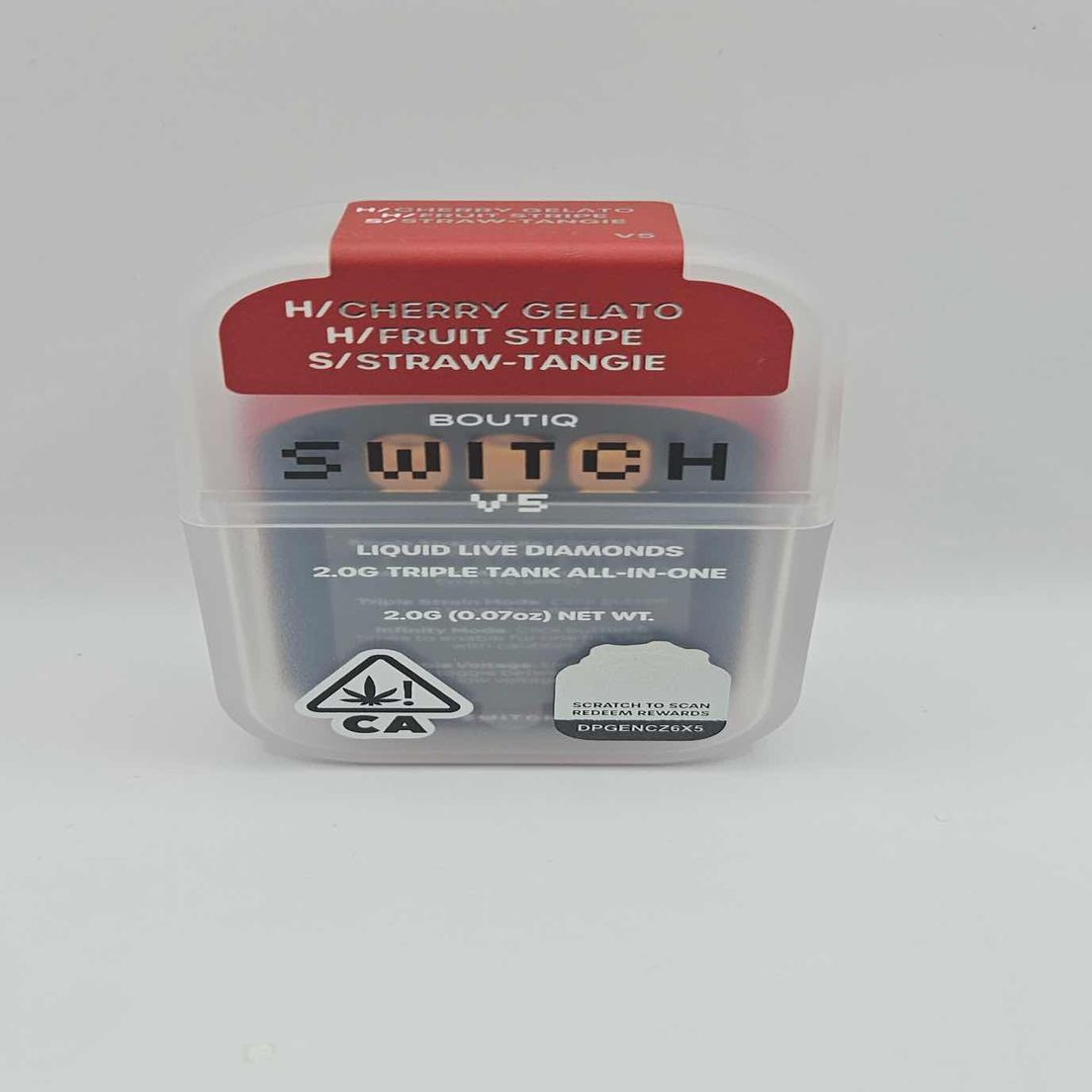 Boutiq - Disposable - Cherry Gelato x Fruit Stripe x Straw-Tangie - 2G