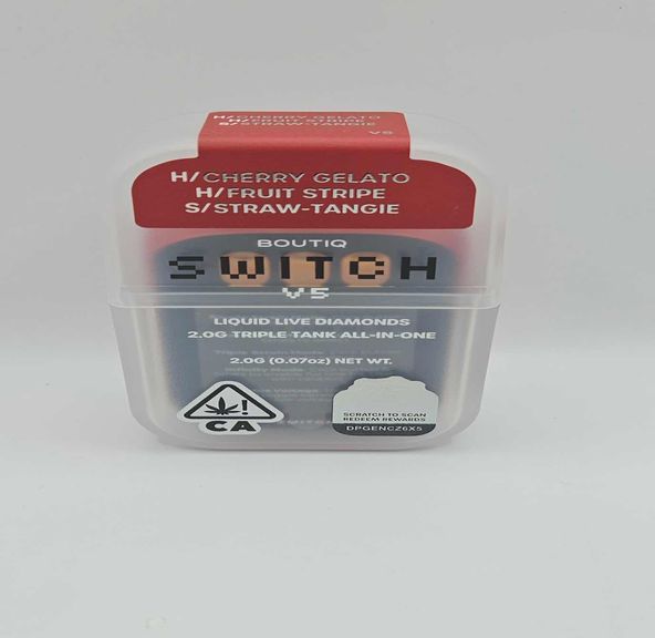 Boutiq - Disposable - Cherry Gelato x Fruit Stripe x Straw-Tangie - 2G