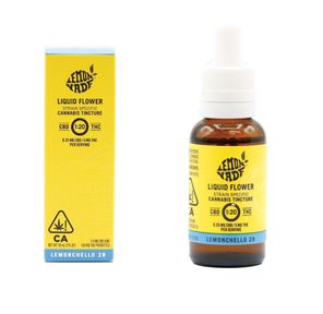 Lemonnade Liquid Flower Tincture 1:20 THC 150mg/CBD 7.5mg 30mL Lemonchello
