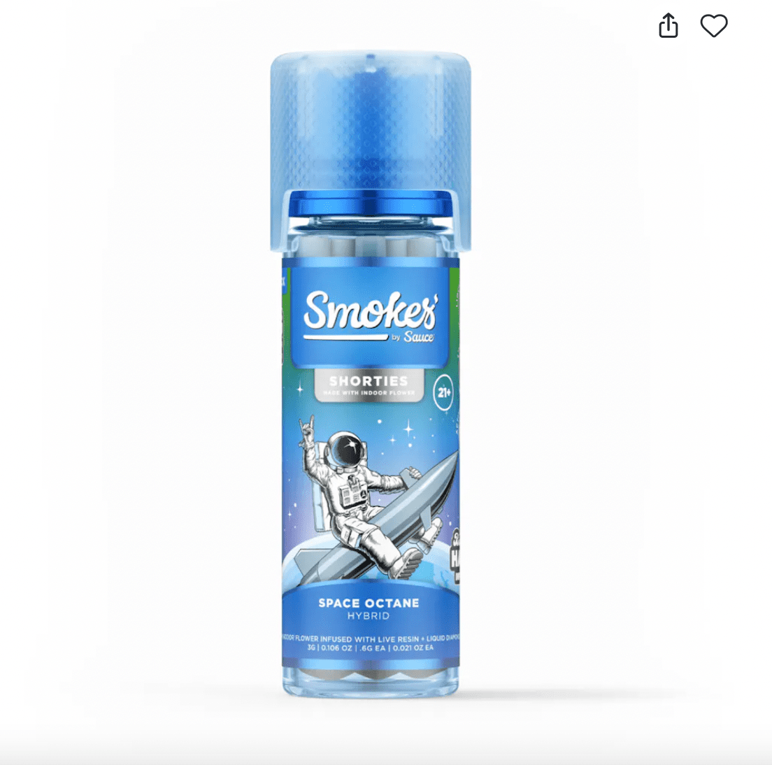 Smokers By Sauce 5PK Preroll Space Octane