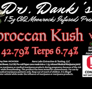 DR DANKS MOROCCON KUSH INFUSED PRE ROLL 1.5G