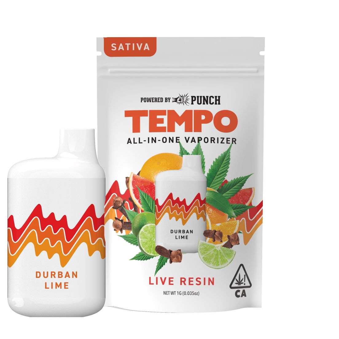 Tempo- Durban Lime Live Resin AIO 1g (S)