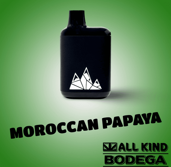 Moroccan Papaya 1g Disposable Cured Resin Vape Cart (@Pamolab)