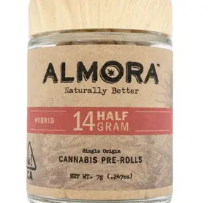 Almora Farm Forbidden Belts Pre Roll 14 Pack: 0.5g