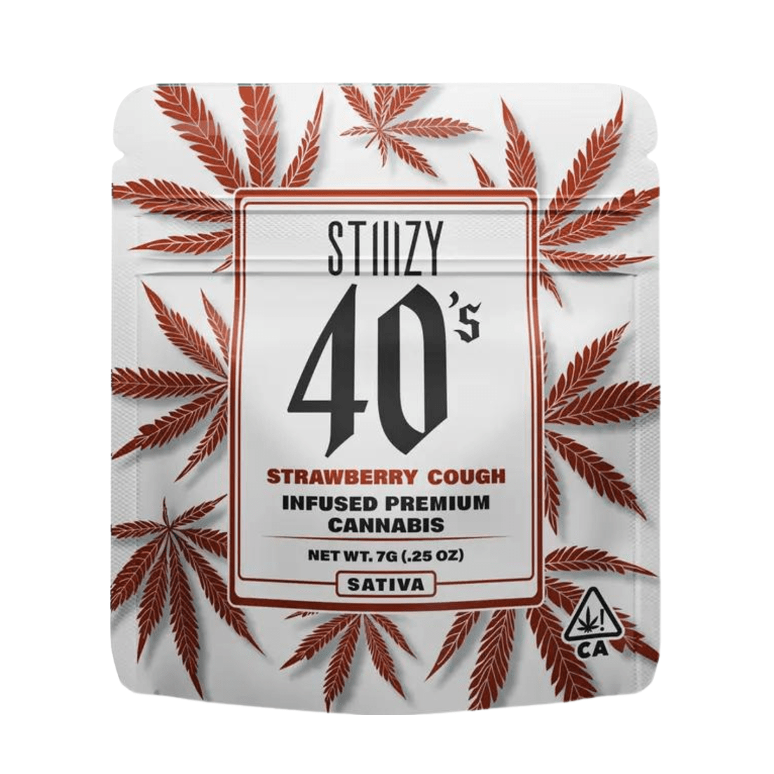 STIIIZY - Strawberry Cough 40s Infused Flower | 7g Pouch