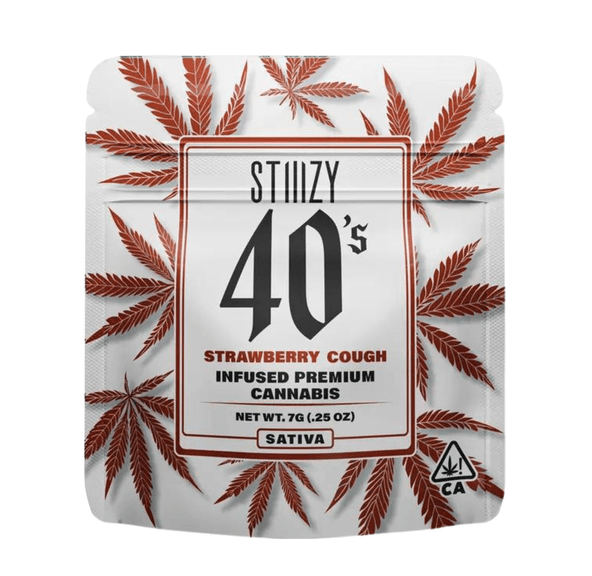 STIIIZY - Strawberry Cough 40s Infused Flower | 7g Pouch