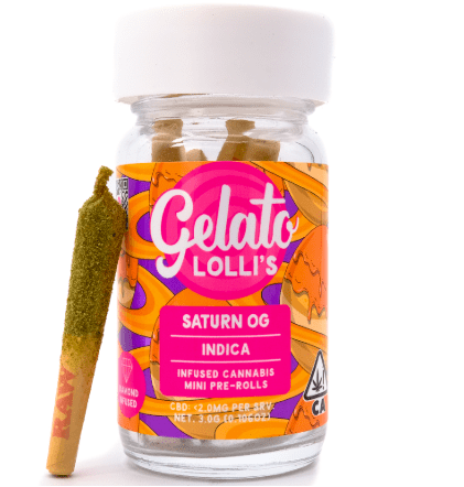 Gelato Infused Mini Pre-Roll Pack Saturn OG 3g