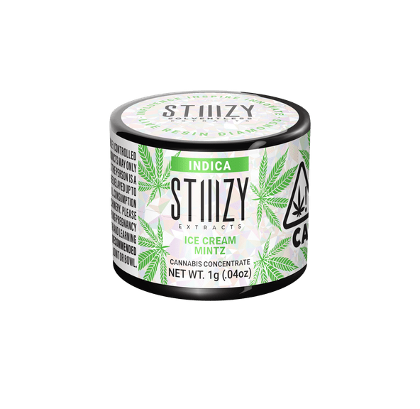 STIIIZY EXTRACTS - 1G DIAMONDS - ICE CREAM MINTZ
