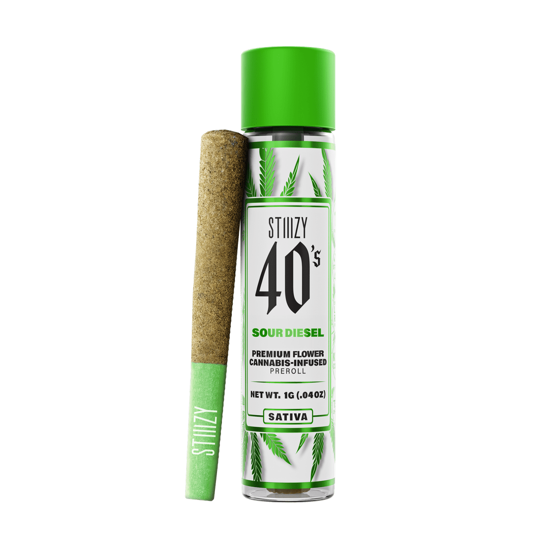 1G 40S PREROLL - SOUR DIESEL