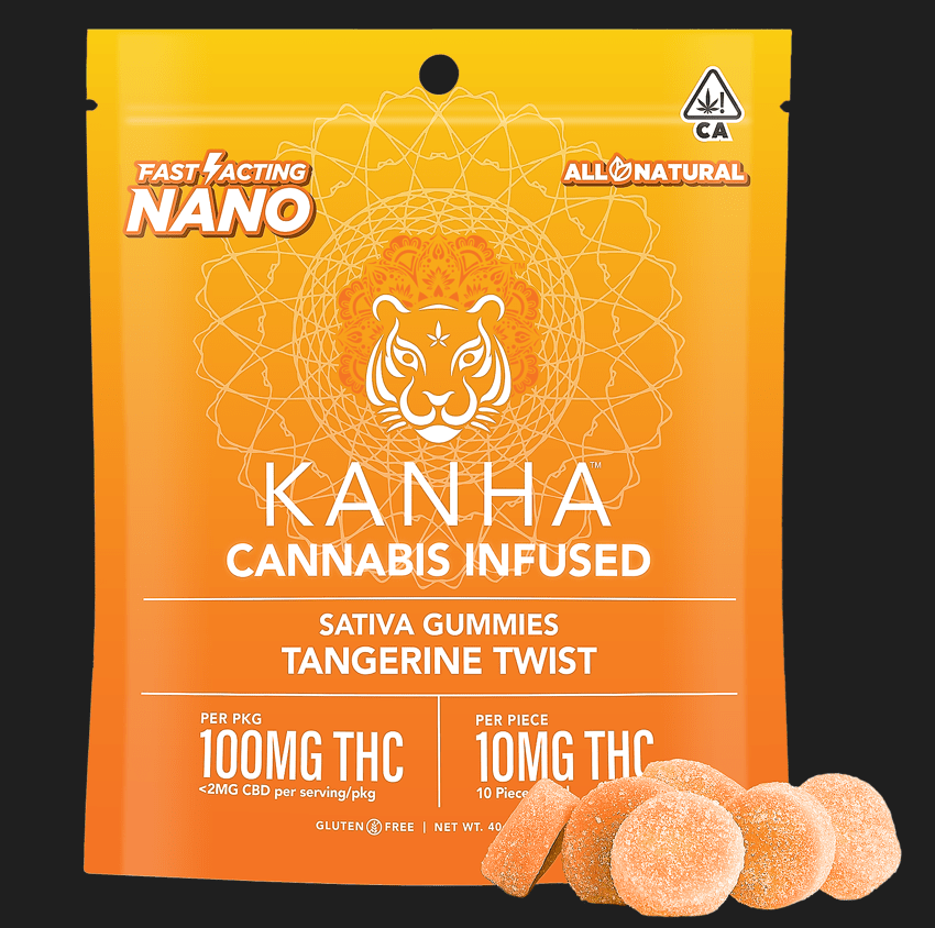 [Kanha] NANO Gummies - 100mg - Tangerine Twist (S)