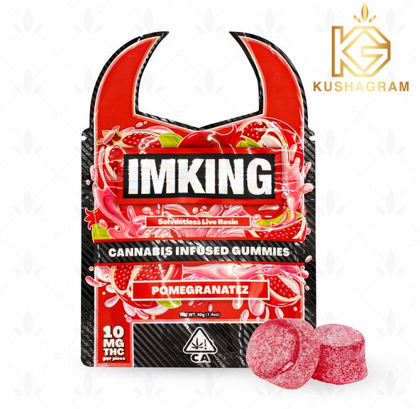 IMKING - 100mg Pomegranatez Rosin Gummies