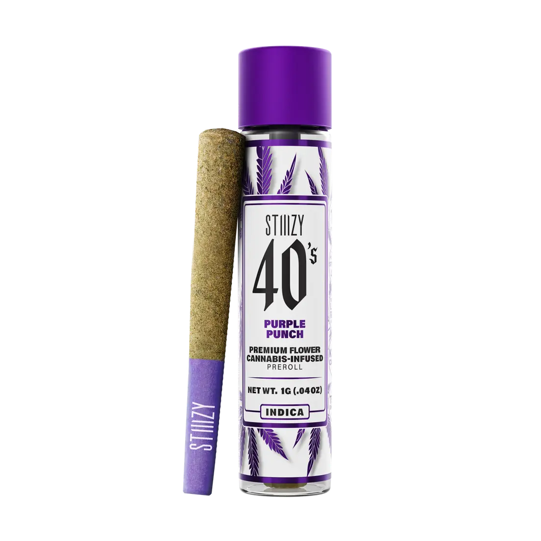 1G 40S PREROLL - PURPLE PUNCH 1.00 g