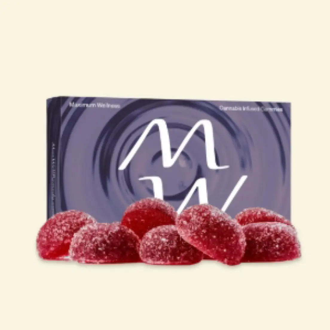 Edibles-Maximum Wellness Cherry: Rest+Sleep THC/CBN/CBD
