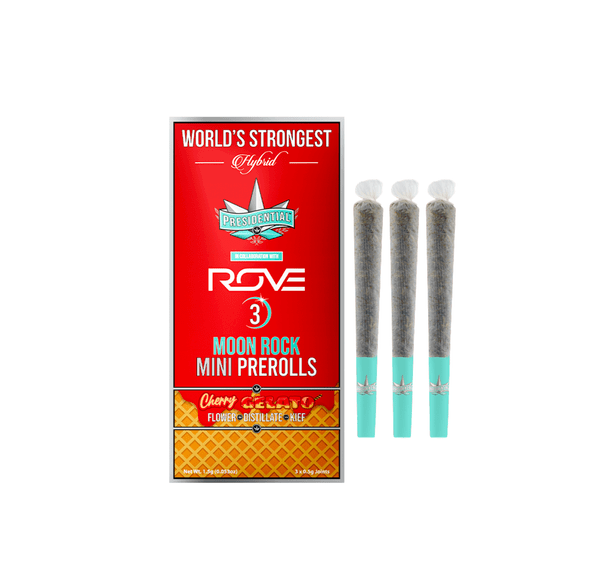 Presidential | Infused Prerolls | 3 x .5g | Moonrock | Cherry Gelato