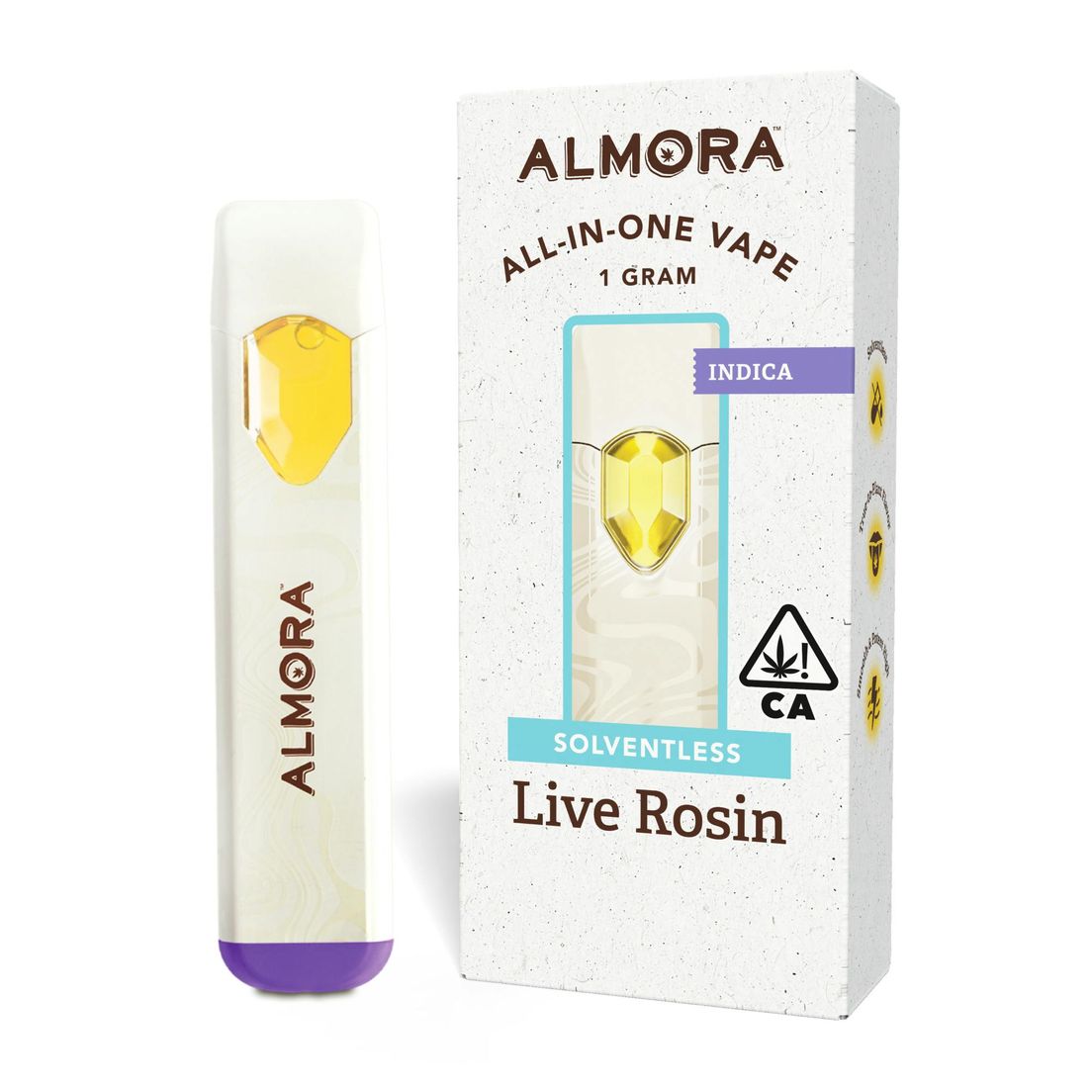 Almora Farm - 1g AlO - Solventless Live Rosin - Master Kush