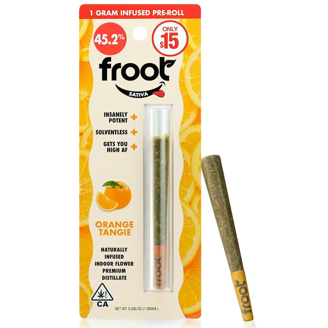 Froot | Infused Preroll | 1g | Orange Tangie