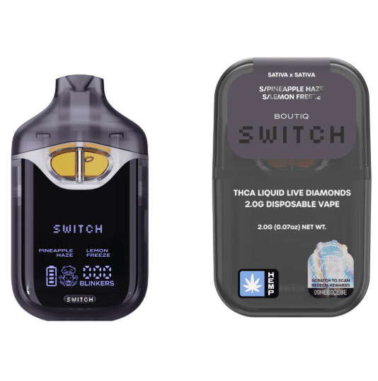 Boutiq Dual Pack AIO Vape Pineapple Haze x Lemon Freeze 1g