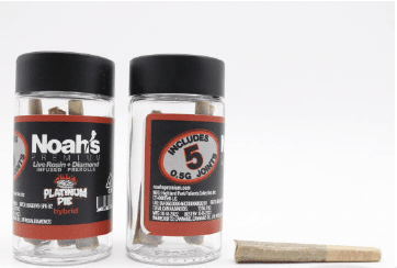 Noah's Premium - BOGO 2pk (x5) Infused Prerolls - 5g - Platinum Pie