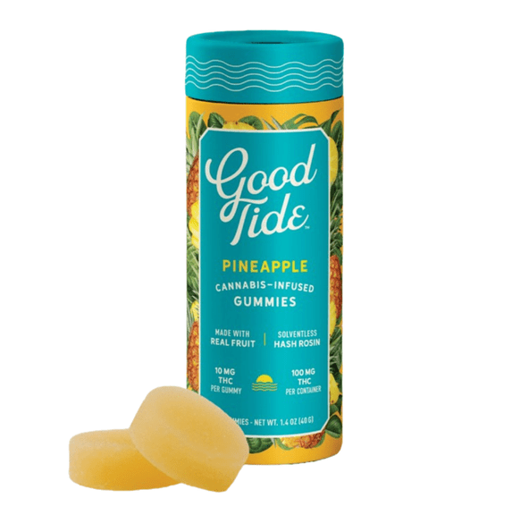 Good Tide Rosin Gummies Pineapple 100mg