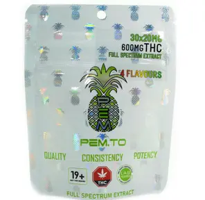 600mg THC Pineapple Express Meds Gummies 20x30mg PEM