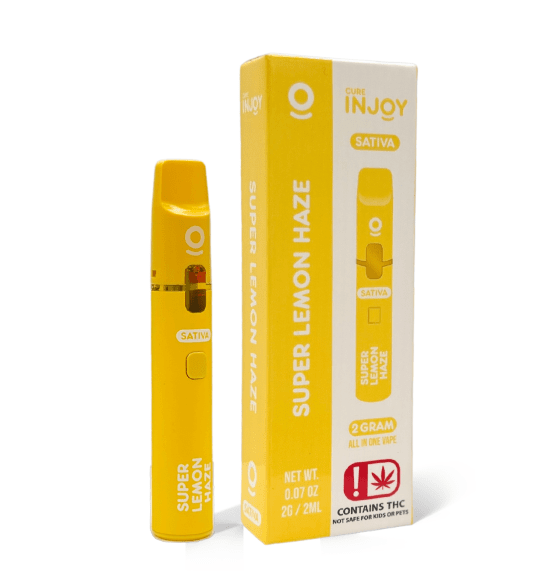 Cure Injoy - Vape Dispo - [Distillate] - Super Lemon Haze - 2g
