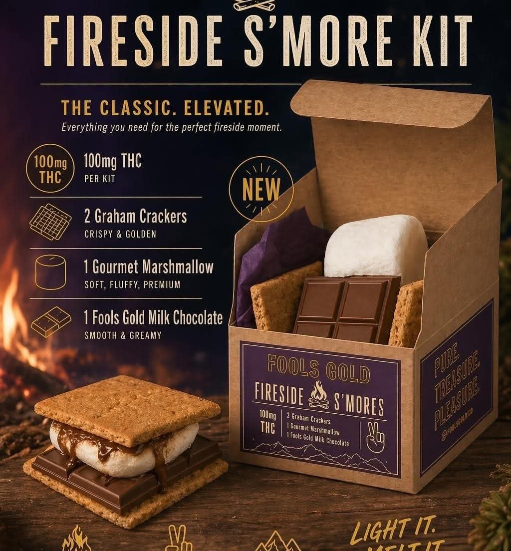 Fools Gold Fireside S’mores Kit 100MG