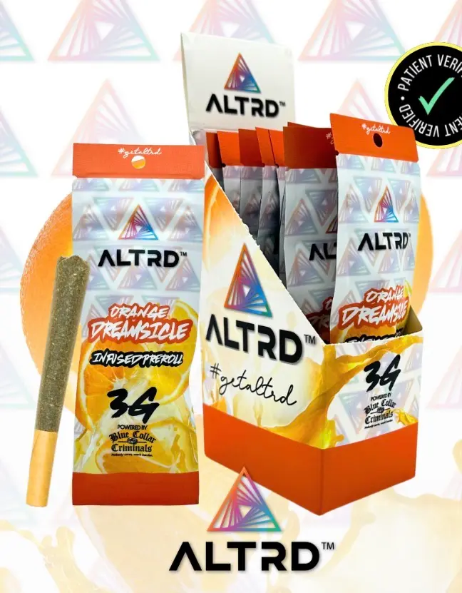 ALTRD - Infused 3g Pre Roll - Orange Dreamsicle