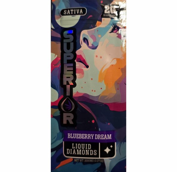 Oryon Superior Sauce - Blueberry Dream - 2G Dispo