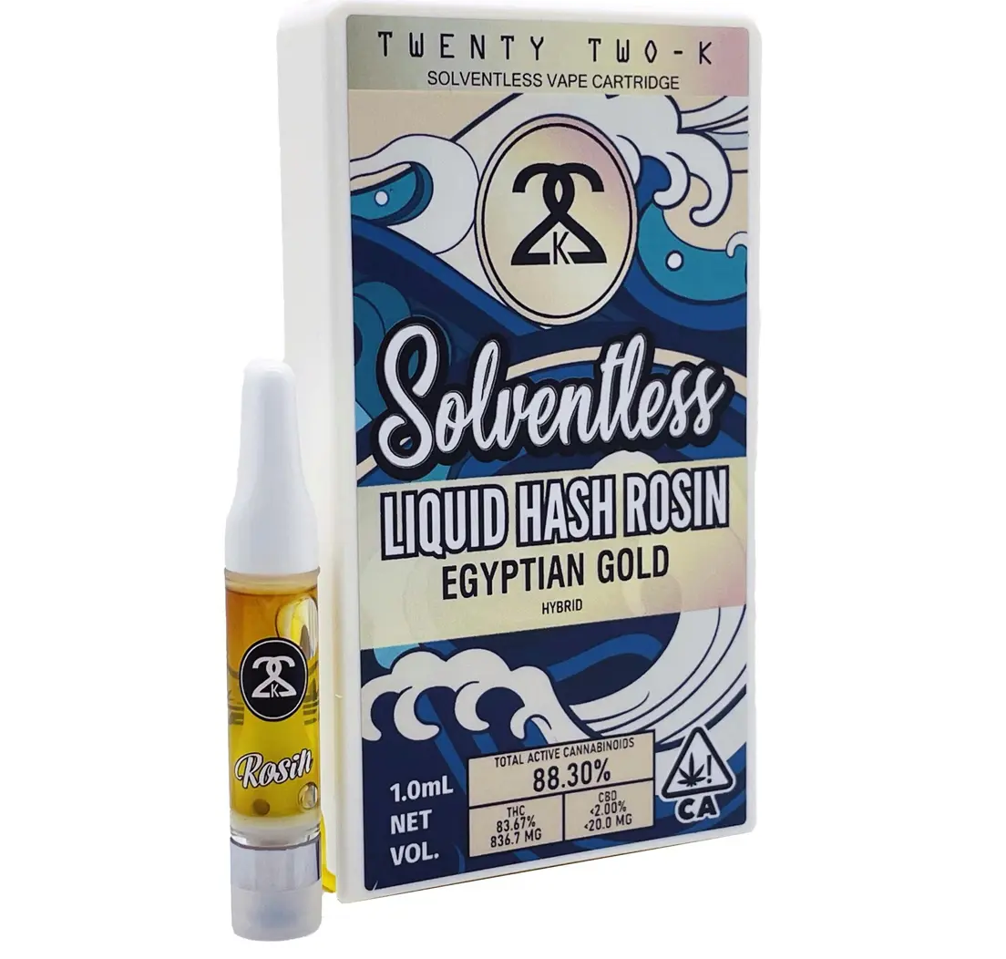 22K - Egyptian Gold Liquid Rosin Cartridge - 1.0g