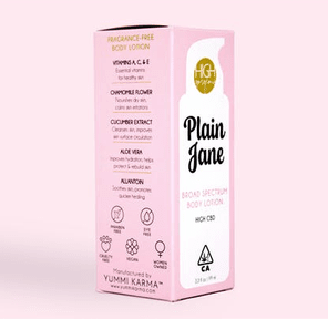 High Gorgeous: Plain Jane - CBD Body Lotion, 300mg