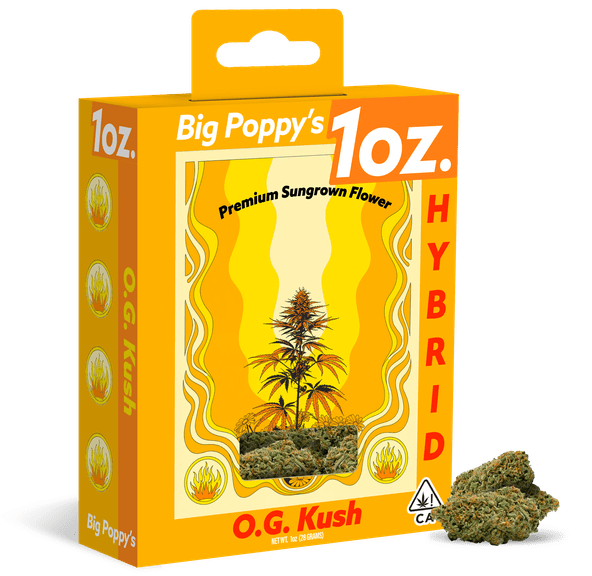 Big Poppy's | Flower | 28g | OG Kush