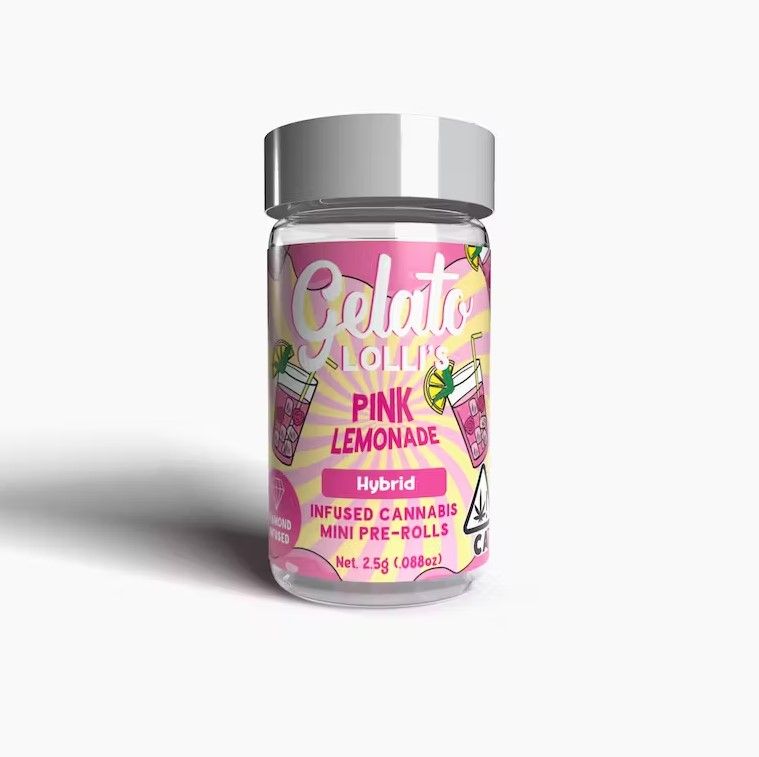 Gelato Infused Mini Pre-roll Pack Pink Lemonade 3g