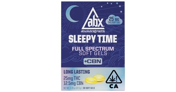 [ABX] CBN Soft Gels - 25mg 30ct - Sleepy Time