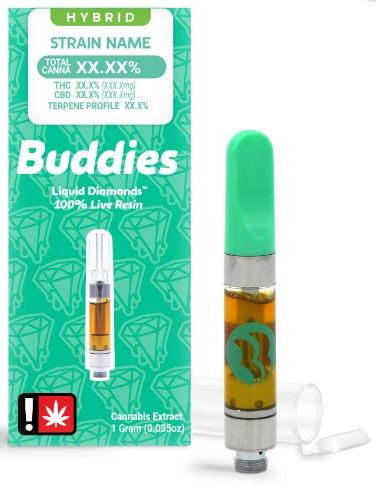 Buddies Live Resin Cart: Strawberry Watermelon