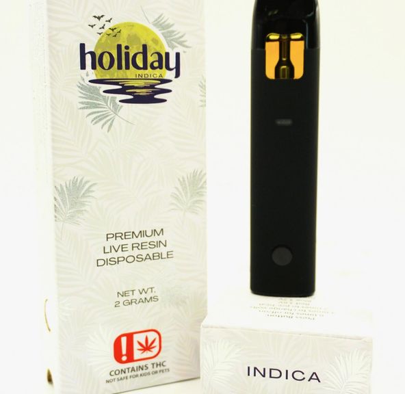 Holiday 2G Live Resin Disposable (Gelato Punch)