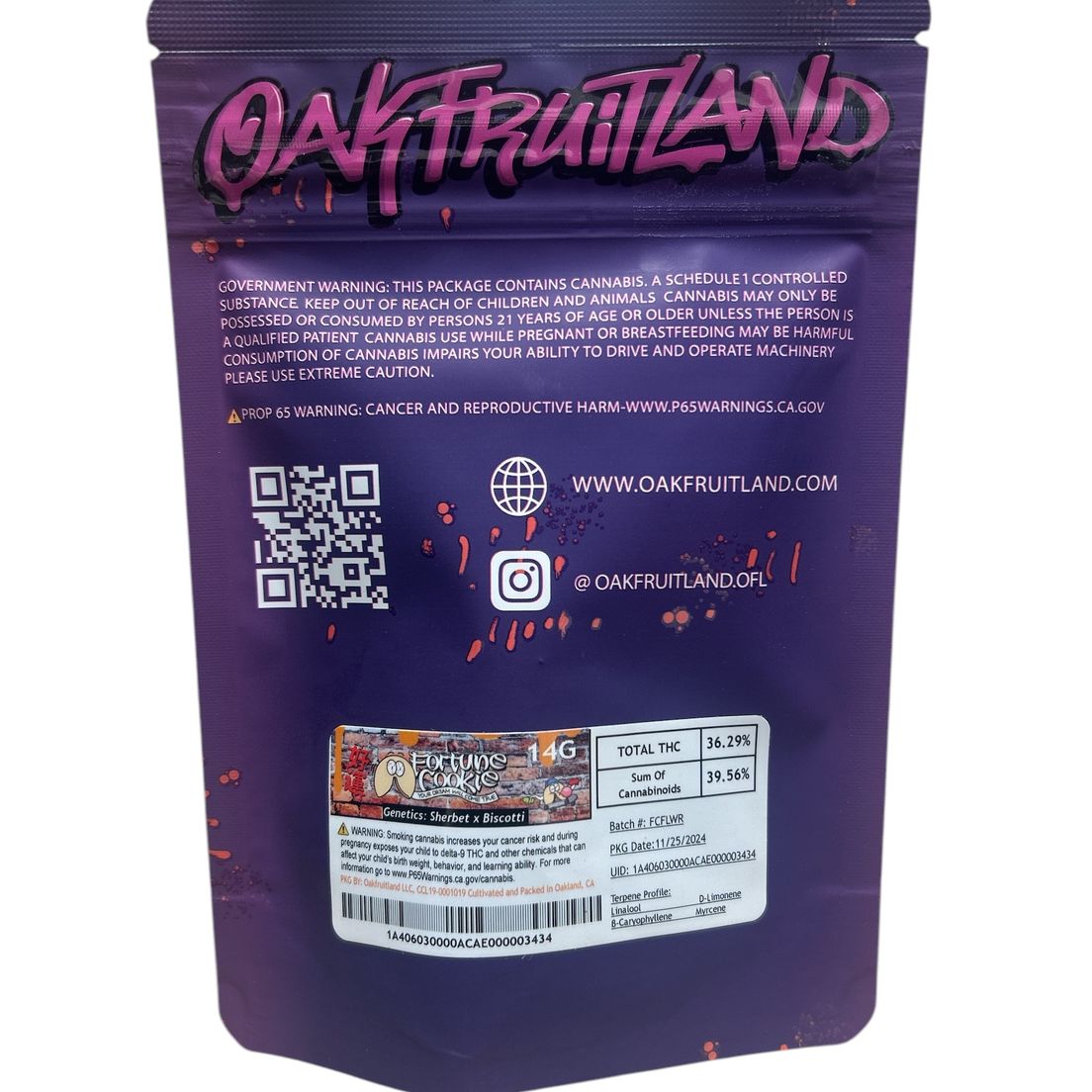 Oakfruitland - Fortune Cookie Smalls 14g