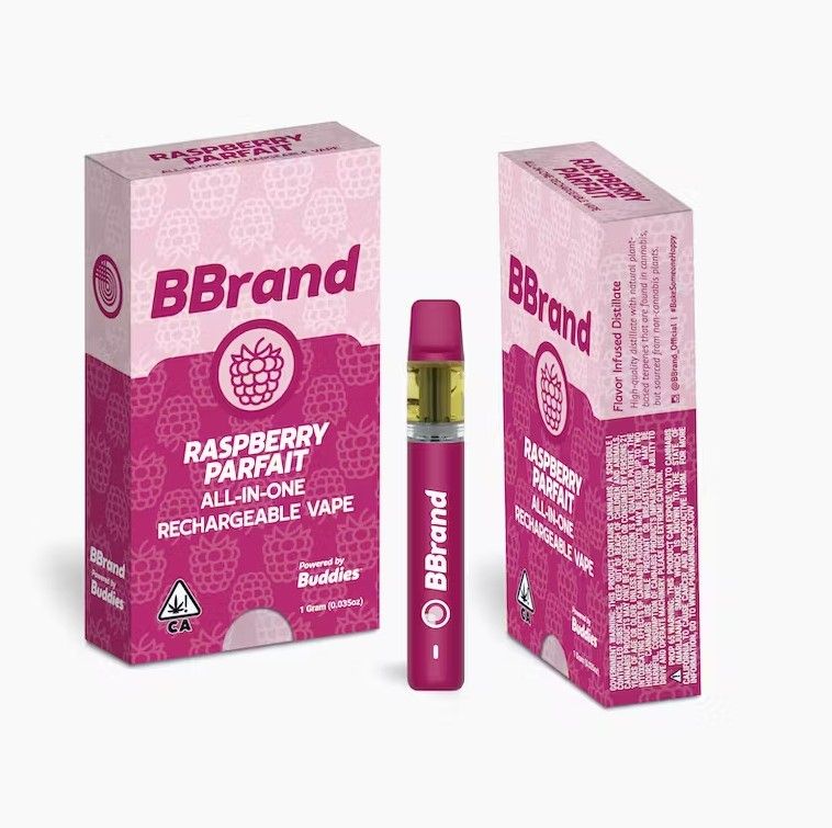 BBrand AIO Vape Raspberry Parfait 1g