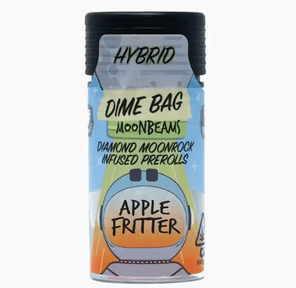 2.5g Apple Fritter (Hybrid) Diamond Moonrock Infused Pre-rolls - Dime Bag