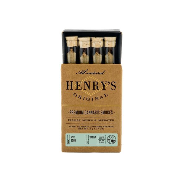 Henry's Original- NYC Sour Prerolls 4pk 2g (S)