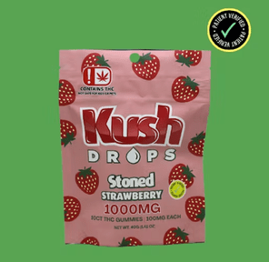 1000mg THC Gummy - Stoned Strawberry